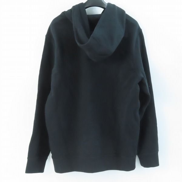 実際に弊社で買取させて頂いたHERMES/エルメス 19AW Ex-Libris Dragon エクスリブリス ドラゴン ラムレザーパッチ プルオーバーフーディ パーカー XLの画像 1枚目