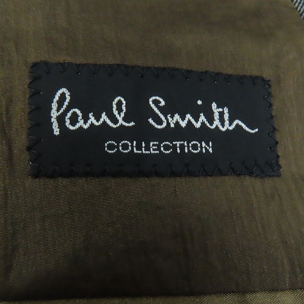 実際に弊社で買取させて頂いた【未使用】Paul Smith COLLECTION/ポールスミス ウール ストライプ テーラードジャケット/Mの画像 2枚目