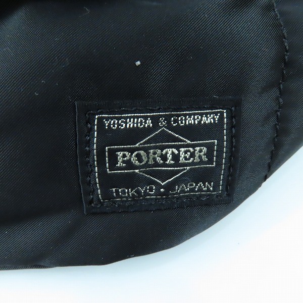 実際に弊社で買取させて頂いた(2)【未使用】PORTER/ポーター TANKER WAIST BAG (S) タンカー ウエストバッグ S ブラック/622-06629の画像 6枚目