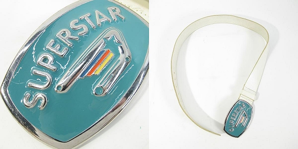 実際に弊社で買取させて頂いたDIESEL/ディーゼル SUPERSTAR バックル レザーベルト 90/36の画像 9枚目