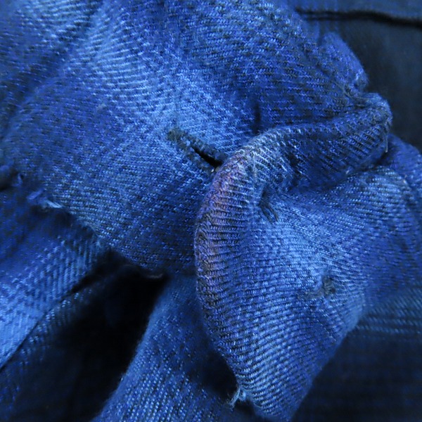 実際に弊社で買取させて頂いたRADIALL/ラディアル 23SS EASY OPEN COLLARED SHIRT L/S/長袖 ネルシャツ  RED-23SS-SH003/XLの画像 6枚目