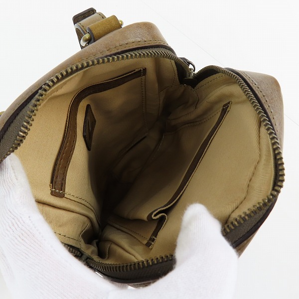 実際に弊社で買取させて頂いた土屋鞄 ガジェットビッグポケット Gadget ウエストバッグ ポーチ ウエストポーチの画像 3枚目