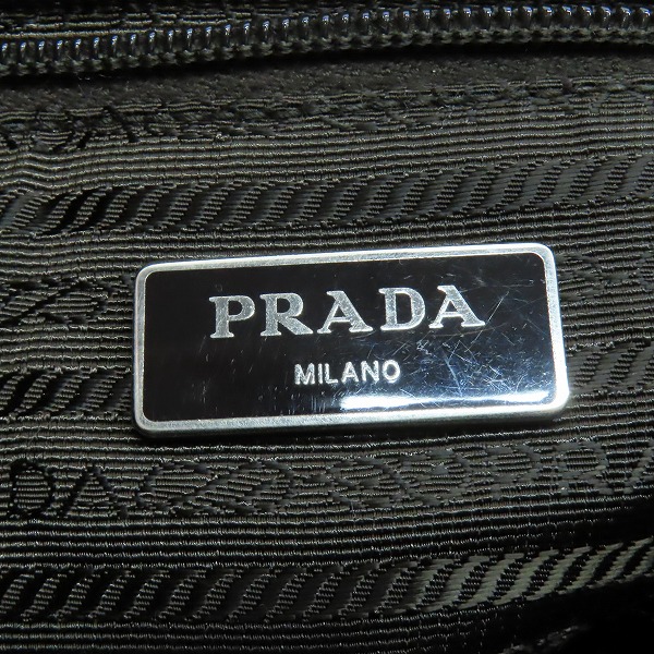 実際に弊社で買取させて頂いたPRADA/プラダ ナイロン チェック柄ショルダーバッグ  VA053Mの画像 4枚目