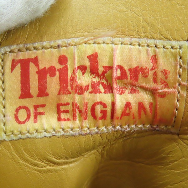 実際に弊社で買取させて頂いたTricker's/トリッカーズ MOLTON/モールトン カントリーブーツ ウイングチップ M2508/7.5の画像 6枚目