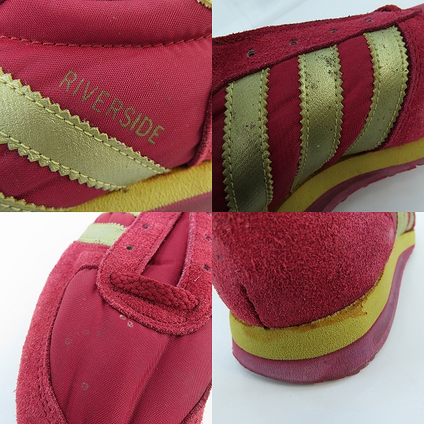 実際に弊社で買取させて頂いたadidas/アディダス ヴィンテージ/ビンテージ RIVERSIDE/リバーサイド 台湾製 スニーカー  6.5の画像 6枚目
