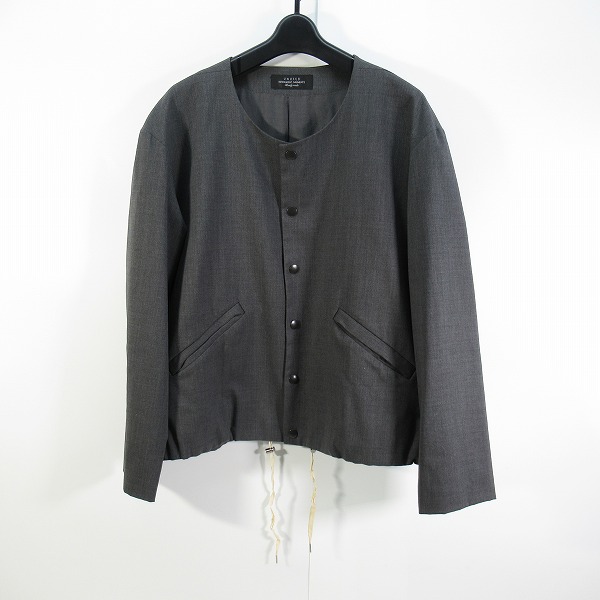 実際に弊社で買取させて頂いたUNUSED/アンユーズド ノーカラージャケット/2