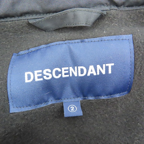 実際に弊社で買取させて頂いたDESCENDANT/ディセンダント胸刺繍 ジップアップ フリースジャケット 2の画像 2枚目