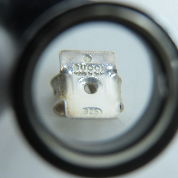 実際に弊社で買取させて頂いたGUCCI/グッチ Gロゴ ピアス 両耳の画像 4枚目