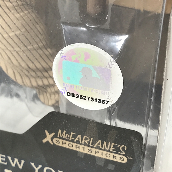 実際に弊社で買取させて頂いた【未開封】McFARLANE TOYS/マクファーレントイズ SPORTSPICKS ニューヨークヤンキース ベーブルースの画像 5枚目