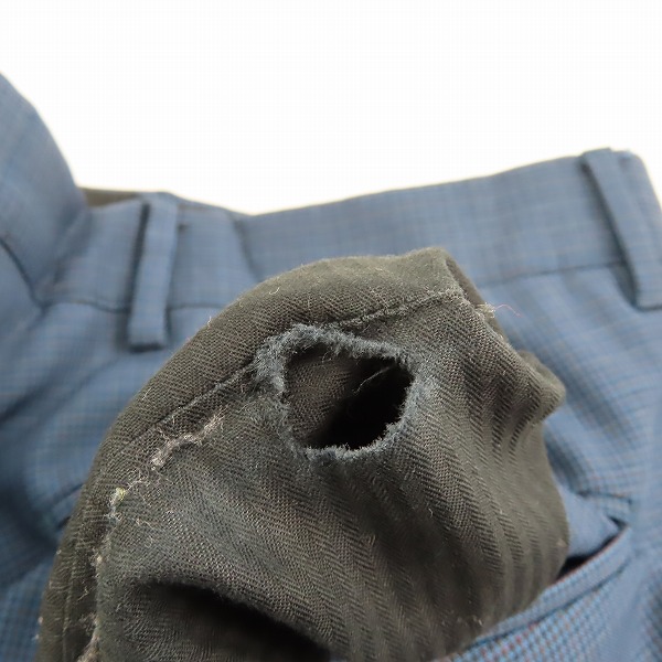 実際に弊社で買取させて頂いたPRADA/プラダ バージンウール スラックスパンツ/44の画像 6枚目