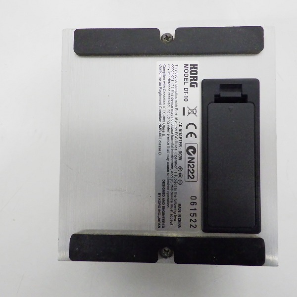 実際に弊社で買取させて頂いたKORG/コルグ DT-10 エレキギター/ベース用 デジタルチューナー【動作確認済】の画像 5枚目