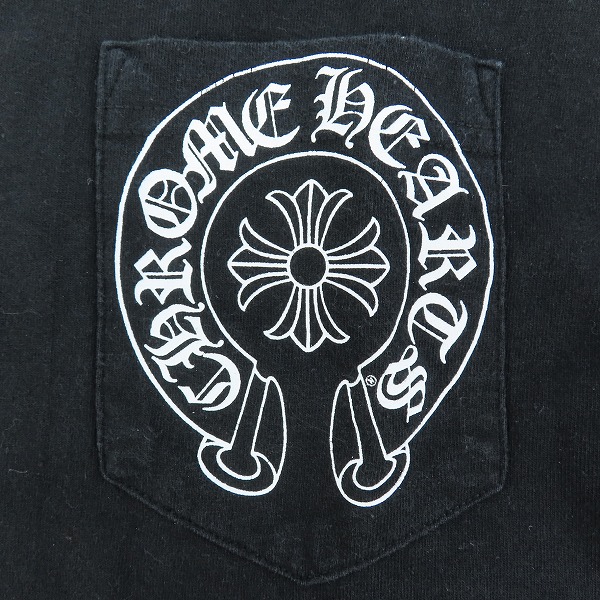 実際に弊社で買取させて頂いた【JPタグ】CHROME HEARTS/クロムハーツ ダガー/フレア 長袖 プリント Tシャツ/Mの画像 5枚目