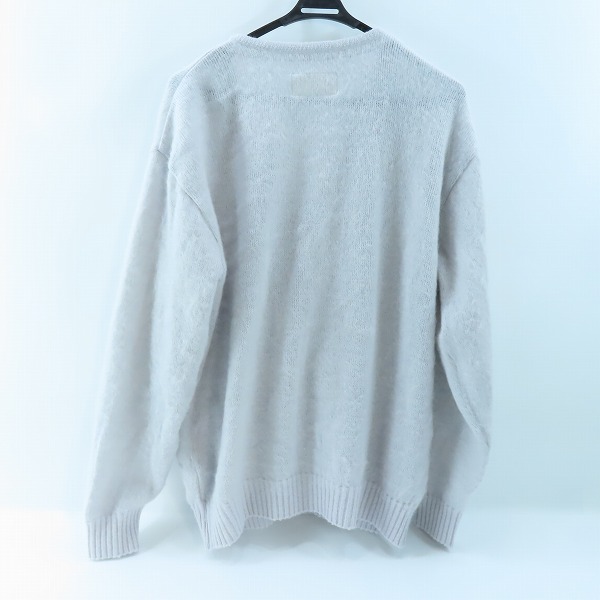 実際に弊社で買取させて頂いたWACKO MARIA/ワコマリア GUILTY PARTIES モヘア ウール カーディガン ライトグレー系/XLの画像 1枚目