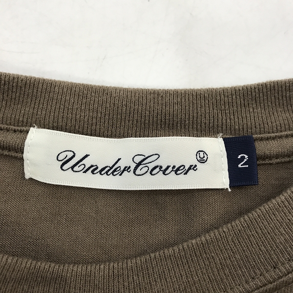 実際に弊社で買取させて頂いたUNDERCOVER/アンダーカバー TEE PROTEST AND PEACE Tシャツ UC1D3809/2の画像 2枚目