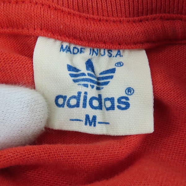実際に弊社で買取させて頂いたadidas/アディダス 80s ヴィンテージ ロゴTシャツ Mの画像 2枚目
