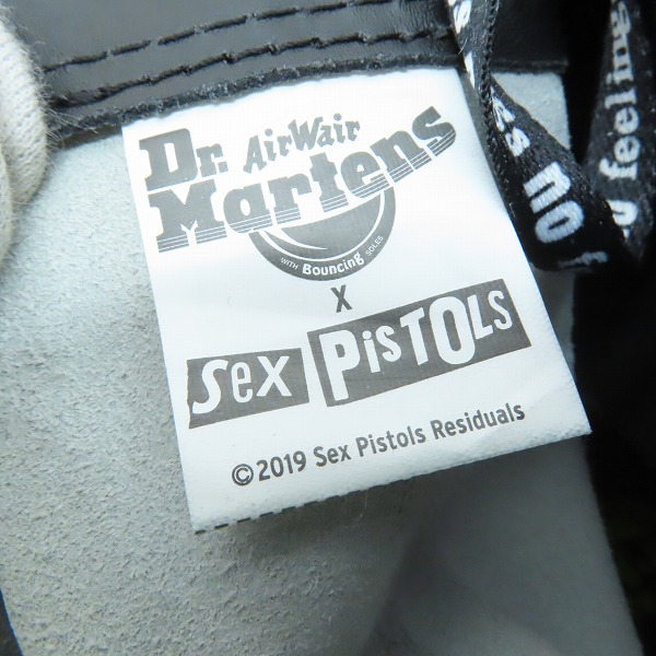 実際に弊社で買取させて頂いたDr.Martens/ドクターマーチン SEX PISTOLS BACKHAND STRAW GRAIN 8ホールブーツ/1460 SXP/UK8の画像 6枚目