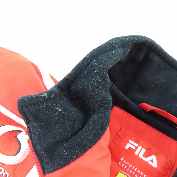 実際に弊社で買取させて頂いたFILA/フィラ Ferrari/フェラーリ Formula1/F1 ジャケット /Mの画像 5枚目