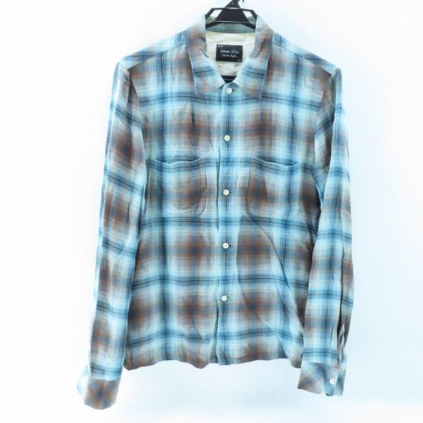 実際に弊社で買取させて頂いたNUMBER (N)INE/ナンバーナイン チェック柄 ネルシャツ 2