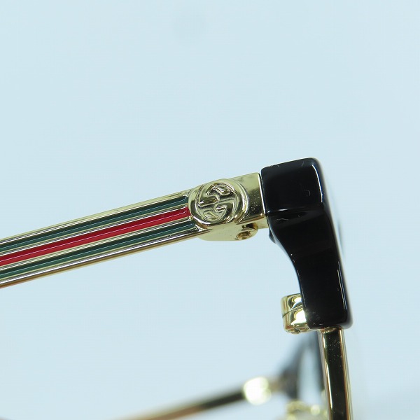 実際に弊社で買取させて頂いたGUCCI/グッチ 度入り メガネフレーム/アイウェア  GG0590OK 001の画像 8枚目