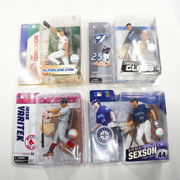 実際に弊社で買取させて頂いた【未開封】McFARLANE TOYS/マクファーレントイズ トロイ・グロース/ジム・エドモンズ 他 フィギュア 4点セット