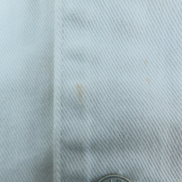 実際に弊社で買取させて頂いたCALEE/キャリー デニムジャケット ホワイト/Mの画像 7枚目