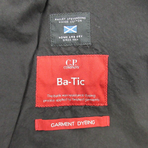 実際に弊社で買取させて頂いたC.P. Company/シーピーカンパニー Ba-Tic Light Jacket/ミリタリージップアップ ジャケット 14CMOW176A/52の画像 3枚目