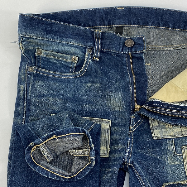 実際に弊社で買取させて頂いたglamb/グラム リペア加工 デニムパンツ/1の画像 5枚目