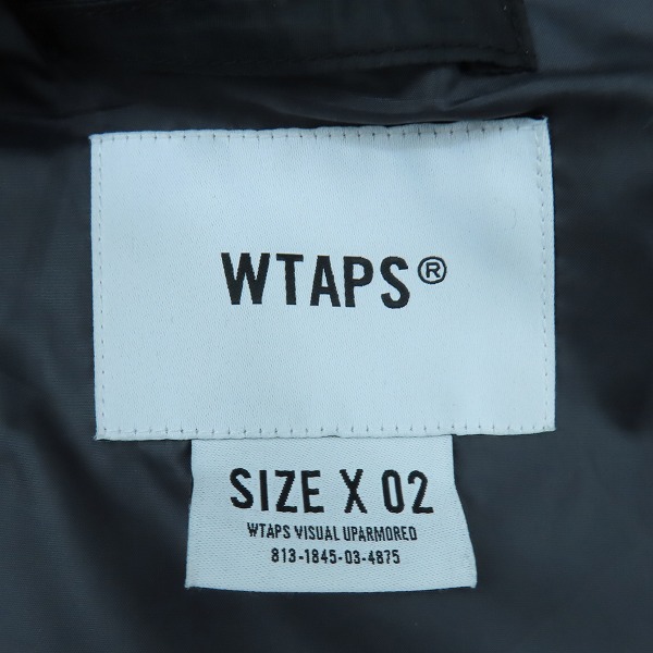実際に弊社で買取させて頂いたWTAPS/ダブルタップス 23AW TRACK PADDED JACKET/トラックパデッドジャケット 232BRDT-JKM08/2の画像 2枚目