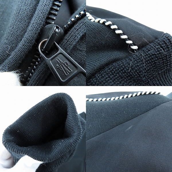 実際に弊社で買取させて頂いた【JPタグ】MONCLER GENIUS 7 FRAGMENT Hiroshi Fujiwara/モンクレール MAGLIA CON ZIP ボンバー ジャケット G209U8G00004/Lの画像 6枚目