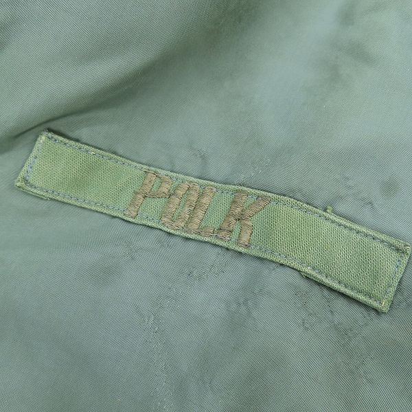 実際に弊社で買取させて頂いたUS ARMY/米軍実物 ALPHA INDUSTRIES社製/1972年製/70S/ヴィンテージ L-2Bジャケット Mの画像 6枚目