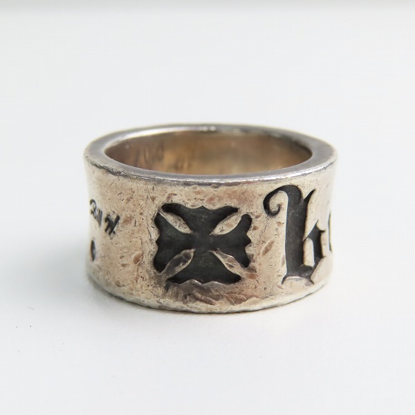 実際に弊社で買取させて頂いたBill Wall Leather/ビルウォールレザー BWL エグゼクティブ クロス リング SV925 /20-21号 の画像 4枚目