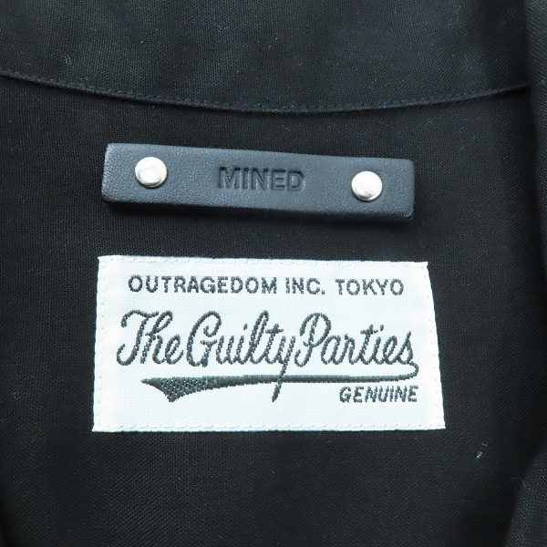 実際に弊社で買取させて頂いたMINEDENIM×WACKO MARIA/マインデニム×ワコマリア 別注 50s Shirt  半袖シャツ/XLの画像 2枚目