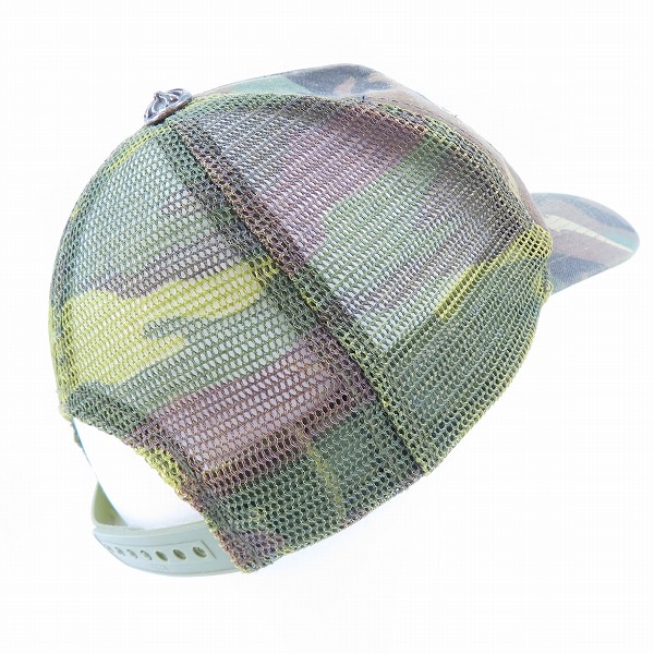 実際に弊社で買取させて頂いたCHROME HEARTS/クロムハーツ TRUCKER CAP/カモフラ/迷彩 CHクロスボタン トラッカー メッシュキャップ/4の画像 3枚目