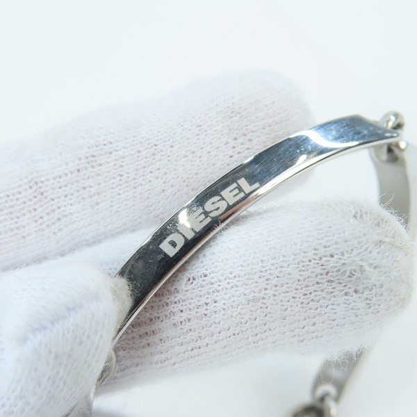 実際に弊社で買取させて頂いたDIESEL/ディーゼル ロゴ BRACELET/ブレスレット/DX1172 の画像 5枚目