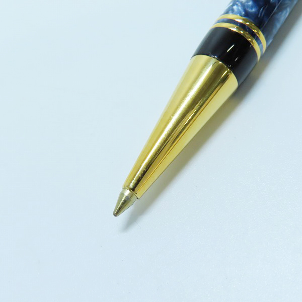 実際に弊社で買取させて頂いたPARKER/パーカー デュオフォールド マーブルブルー ボールペンの画像 2枚目