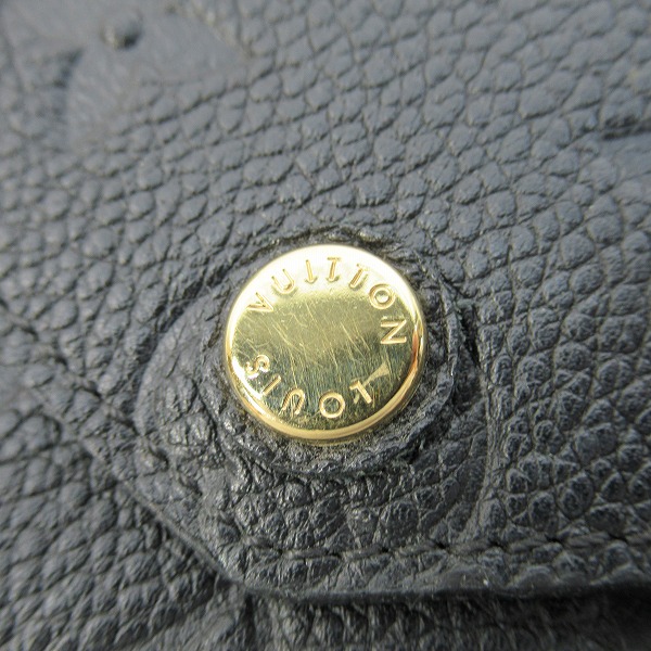 実際に弊社で買取させて頂いたLOUIS VUITTON/ルイヴィトン モノグラム アンプラント 三つ折り財布 ウォレット ブラックの画像 9枚目