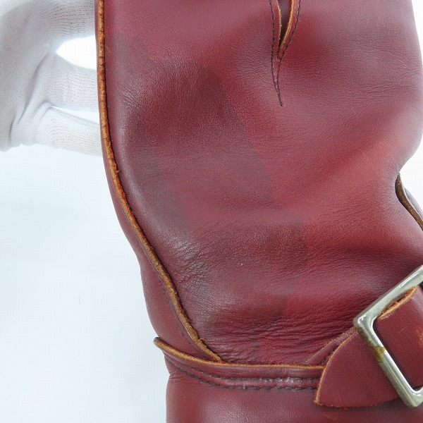 実際に弊社で買取させて頂いたRED WING/レッドウィング 旧羽タグ エンジニアブーツ PT99 8271/8.5Dの画像 9枚目
