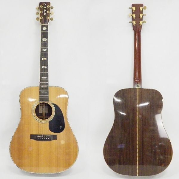 実際に弊社で買取させて頂いた★K.Yairi/ヤイリ DY-41 アコースティックギター/アコギ 1979年製 ジャパンビンテージ ハードケース付の画像 1枚目