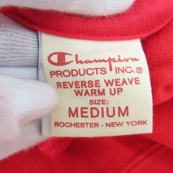 実際に弊社で買取させて頂いたVETEMENTS×Champion/ヴェトモン×チャンピオン 17SS REVERSE WEAVE/リバースウィーブパーカー/Mの画像 2枚目