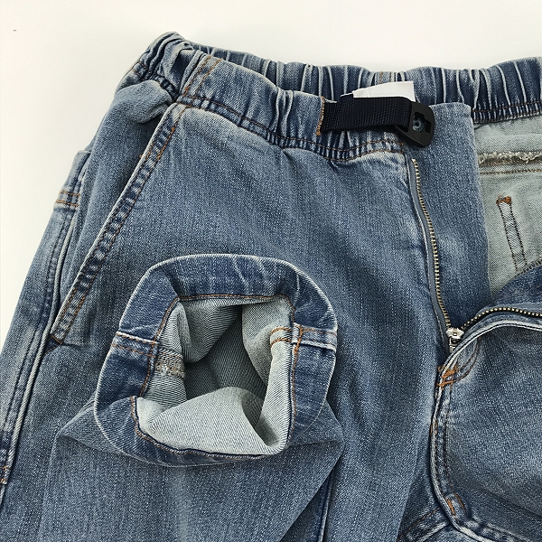 実際に弊社で買取させて頂いた【未使用】GRAMICCI/グラミチ BEAMS別注 デニムクライミングパンツ GMP-21S1731/Mの画像 6枚目