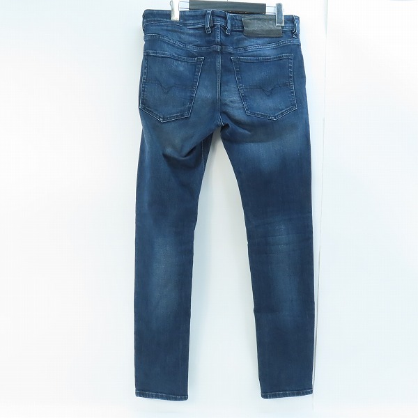 実際に弊社で買取させて頂いたDIESEL/ディーゼル SLEENKER SKINNY STRETCH/スキニー ストレッチ クラッシュダメージ加工 デニムパンツ/ジーンズ W32L30の画像 1枚目