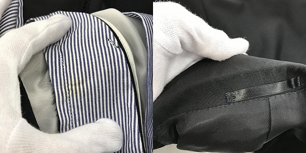 実際に弊社で買取させて頂いたTOMORROWLAND×Ermenegildo Zegna/トゥモローランド×エルメネジルドゼニア 2Bテーラードジャケット/サイドラインパンツ/48の画像 8枚目