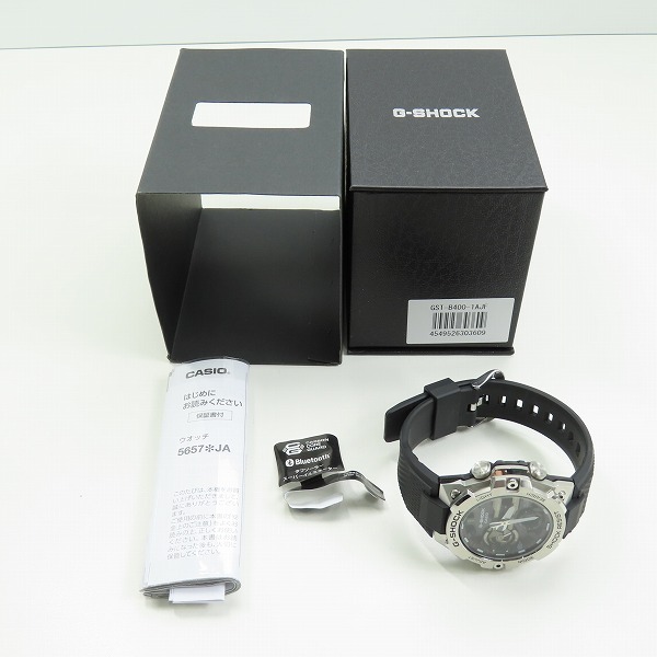実際に弊社で買取させて頂いたG-SHOCK/Gショック G-STEEL タフソーラー/モバイルリンク 腕時計 GST-B400-1AJFの画像 7枚目