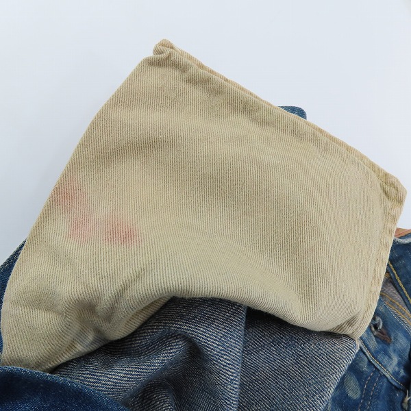実際に弊社で買取させて頂いたLEVI'S/リーバイス 501XX 日本製 ダメージ加工 ボタンフライ デニムパンツ 55501 0206 /W34の画像 6枚目