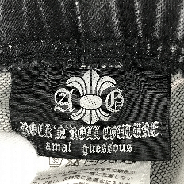 実際に弊社で買取させて頂いたA＆G/エーアンドジー LA スクロールラベル ハーフパンツ Lの画像 2枚目