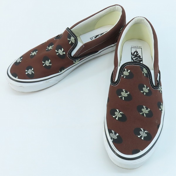 実際に弊社で買取させて頂いたVANS×WACKO MARIA/バンズ×ワコマリア Og Classic Slip-ON/クラシック スリッポン レコード柄/29.5