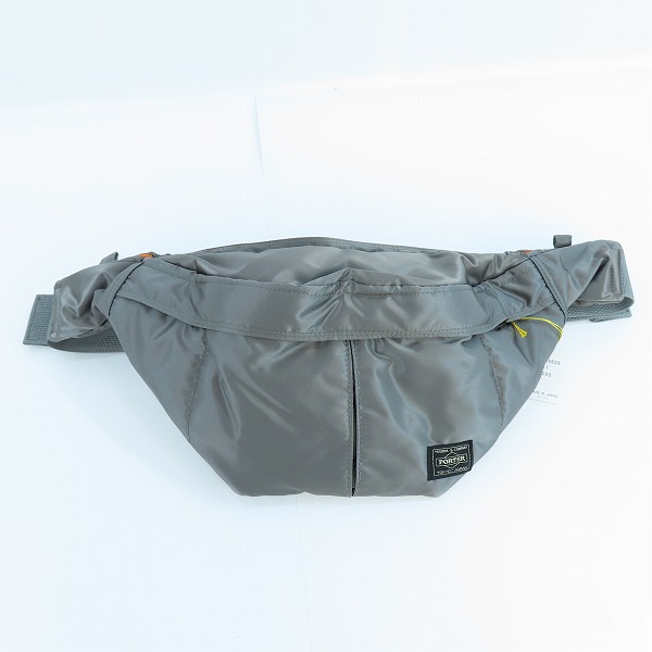 実際に弊社で買取させて頂いた(1)【未使用】PORTER/ポーター TANKER タンカー WAIST BAG(L) ウエストバッグ シルバーグレー/622-06628