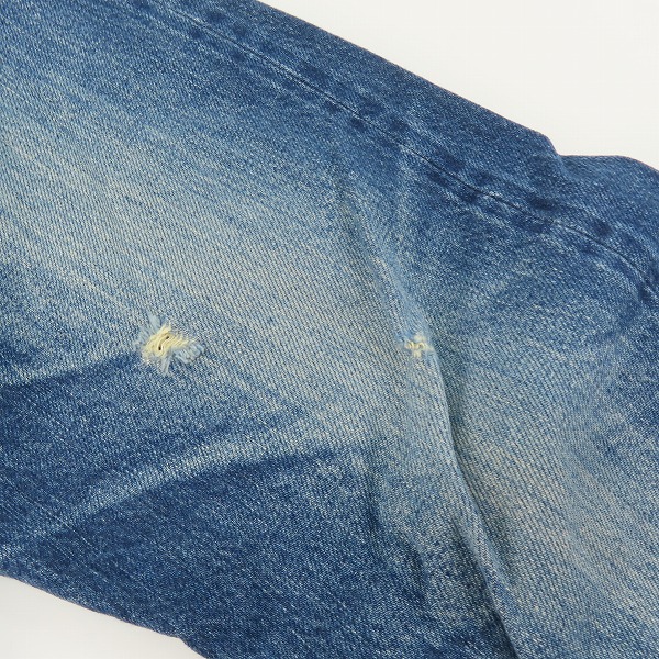 実際に弊社で買取させて頂いたHYSTERIC GLAMOUR/ヒステリックグラマー スタッズ VLU加工 デニムパンツ/ジーンズ 0241AP08/W30L32の画像 7枚目