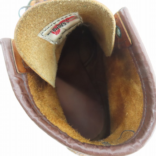実際に弊社で買取させて頂いたRED WING/レッドウィング アイリッシュセッター 羽根タグ ブーツ 875/8.5の画像 4枚目