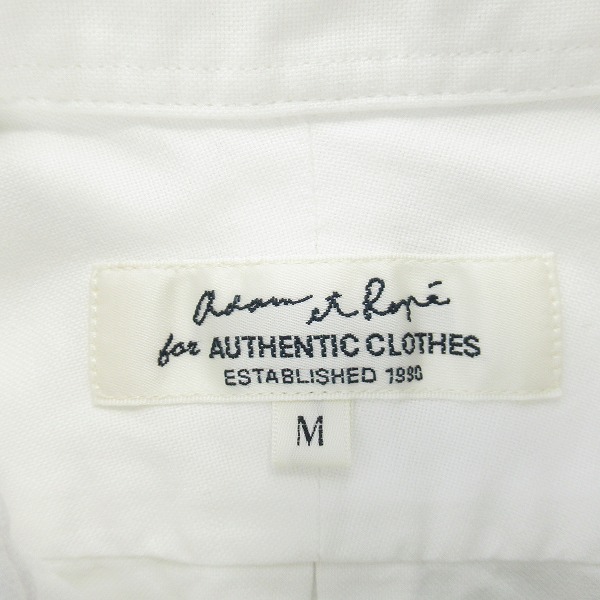 実際に弊社で買取させて頂いたADAM ET ROPE/アダムエロペ オックスフォード B.D シャツ Mの画像 2枚目